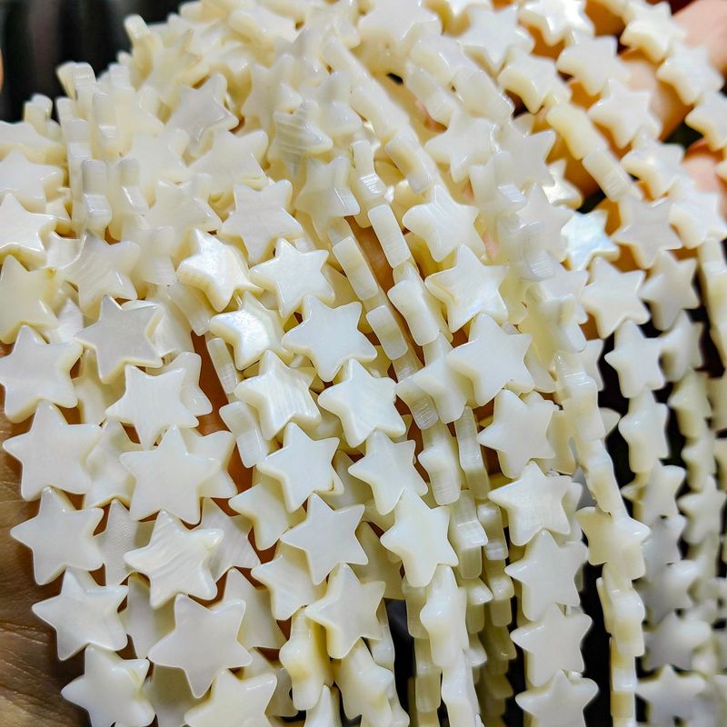 天然淡水シェルビーズ愛五つ星月梅の花さまざまな形状のルースビーズ diy シェルジュエリー卸売|undefined
