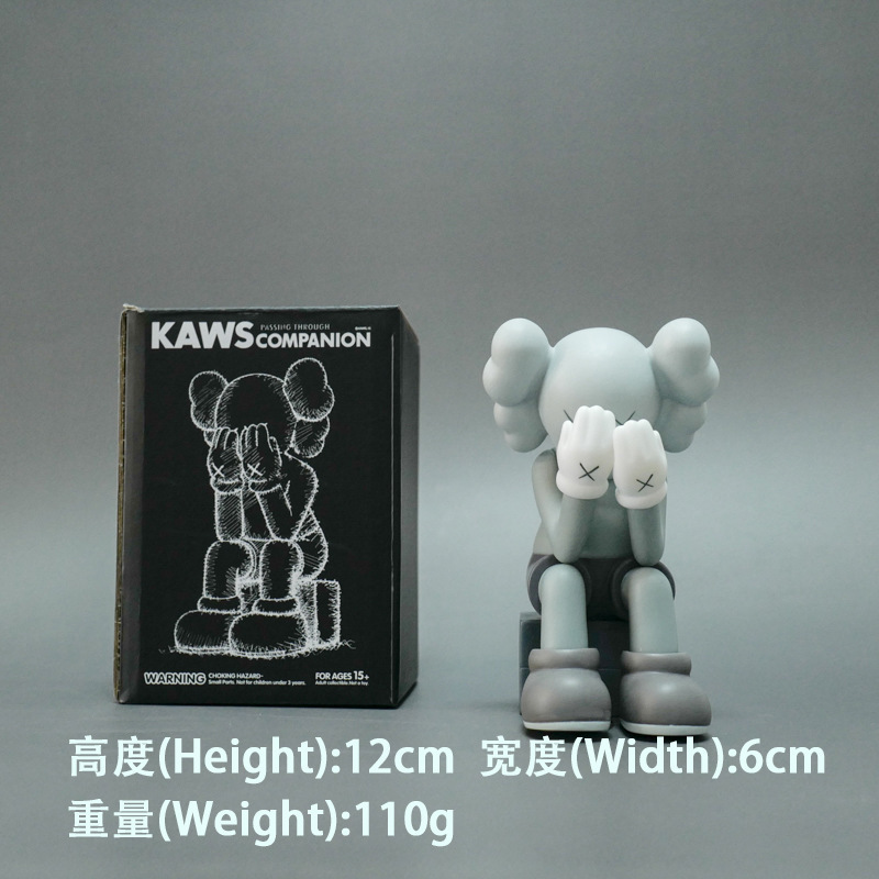 Kawsゴマ街公仔客間高級贅沢ファッション暴力熊のテーブルの置物手でアニメの家庭プレゼントをします。|undefined