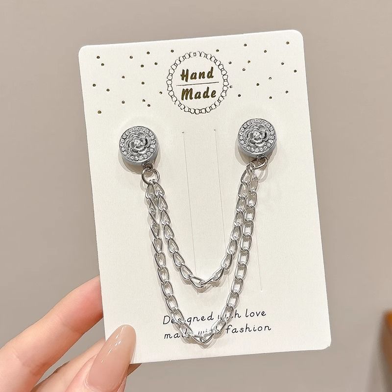 Broche de cintura para mujer falda apretada cintura artefacto pin fijo botón de botón anti-peregrino broche anti-peregrino