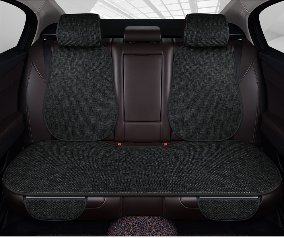 Car Seat Cushion Four Seasons Universal Summer Linen Breathable