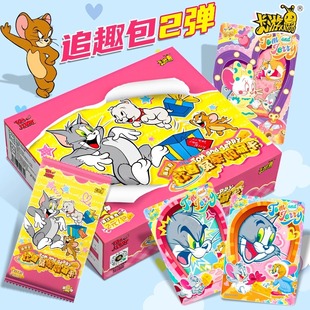 Authentic Card Game Tom and Jerry Happy Rivals Collection Card Chasing Fun Pack 2Nd Full Box Blind Box Toy Gift
