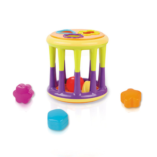 Amazon baby rattle graphic corresponding training building block game chair 0-1 years old 3-6 early education cognitive grasping toy