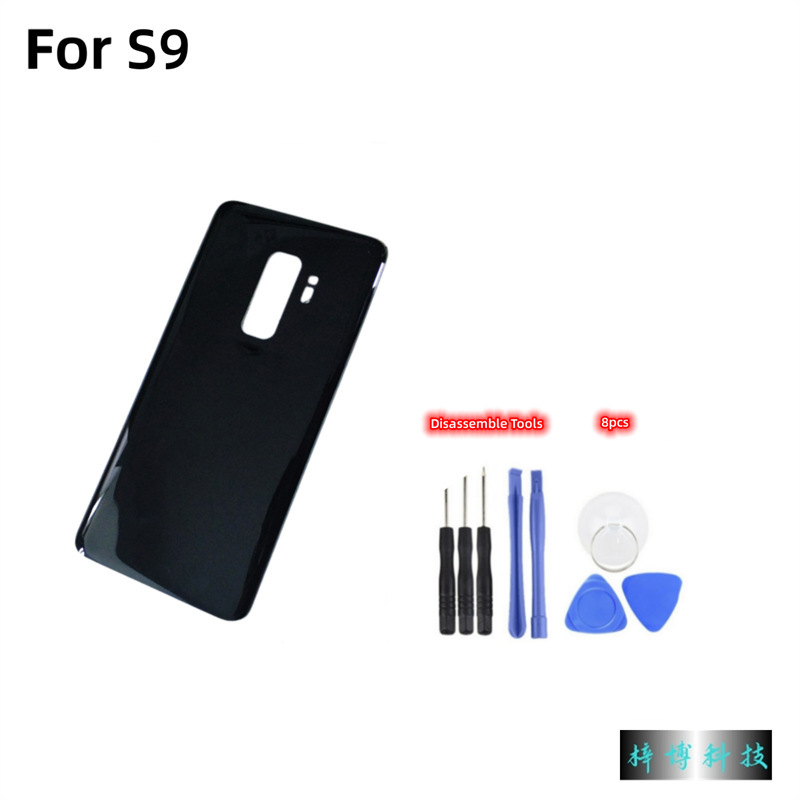 For Samsung S9 S9 + battery back cover curved cell phone battery cover back cover glass back cover G960 electric cover For Samsung S9 S9 + battery back cover curved cell phone battery cover back cover glass back cover G960 electric cover