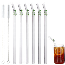 Creative Baby Turtle Glass Cup Drinking Straws High羳ר