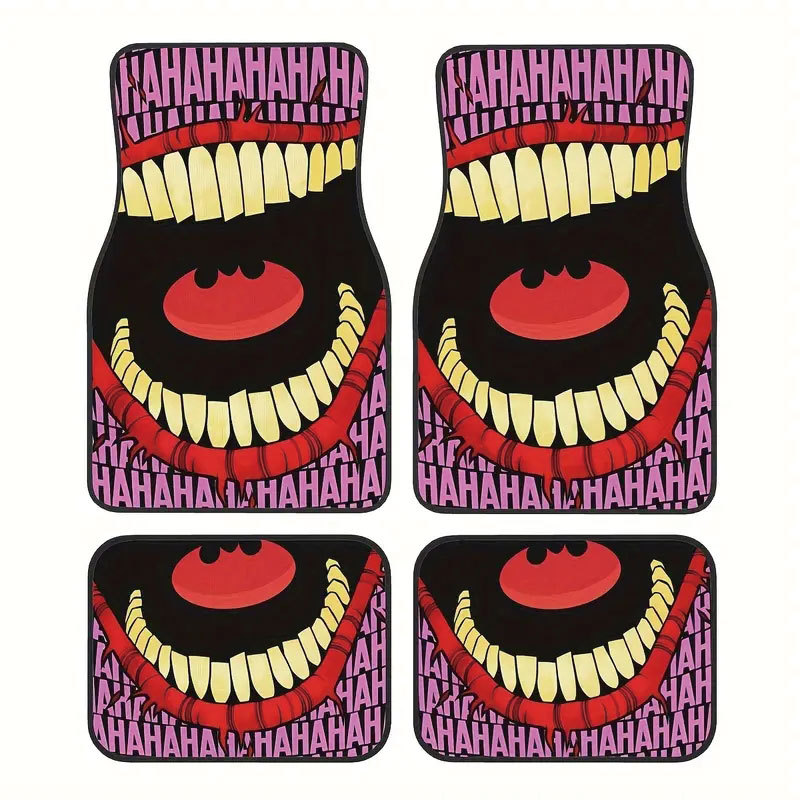 TEMU retro estilo nórdico alfombra de pie de coche alfombra de cuatro piezas tapete resistente a las manchas almohadilla de pie Amazon TEMU al por mayor