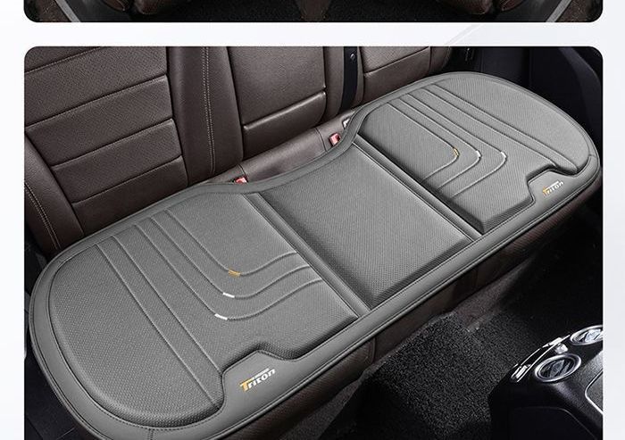 Summer rear seat luxury car seat cushion, breathable leather, ventilated, suitable for all seasons, three-piece set, single piece