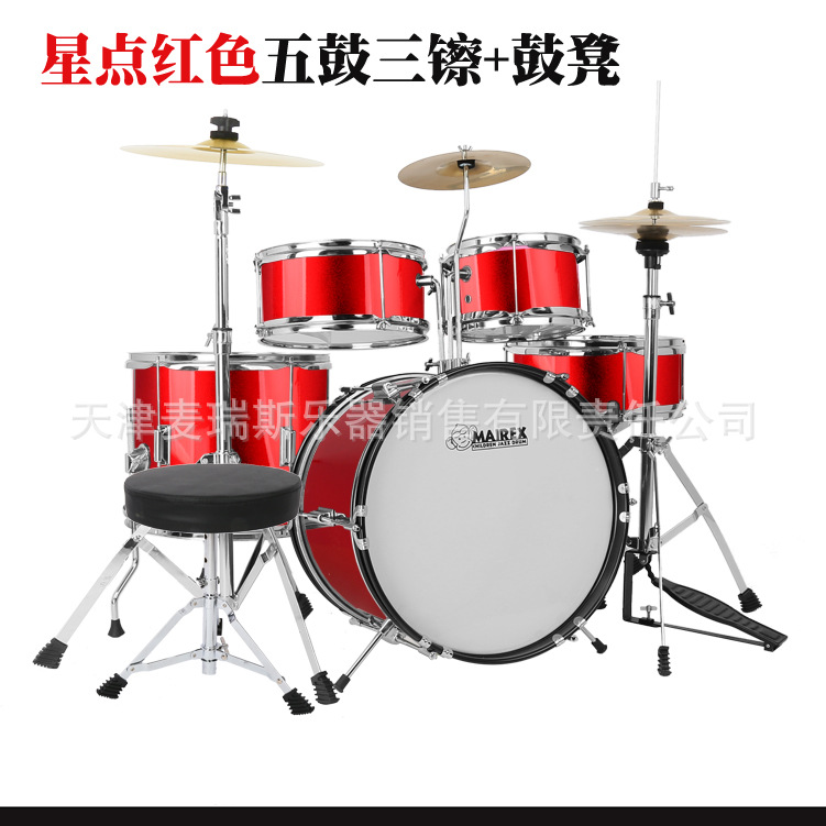 Niños estantes batería principiante jazz batería iniciación temprana música percusión regalos para niños 2 - 15 años