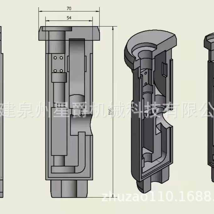 泉州覆膜砂模具热芯盒射芯机模具翻砂铸造模具铝合金翻砂模具