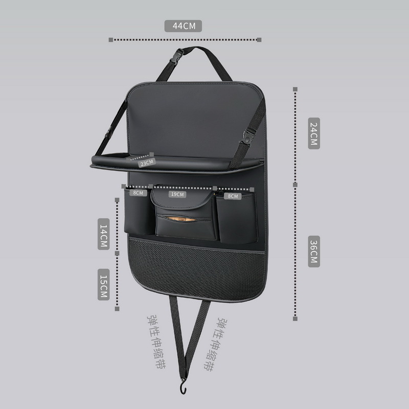 Car Seat Back Storage Bag, Car Seat Back Storage Hanging Bag, In-Car Storage Bag, Tissue Box, Wholesale in Stock