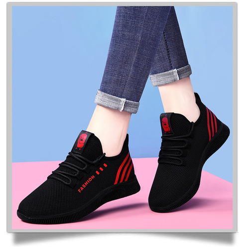 Old Beijing cloth shoes, women's small black shoes, street stalls, casual sports, breathable mesh shoes, walking shoes, manufacturers wholesale and dropshipping for foreign trade