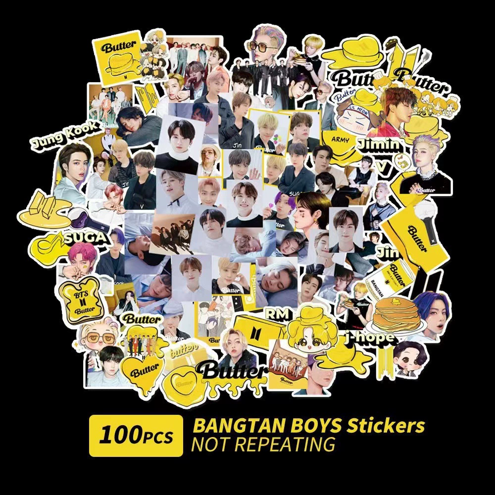 Sticker Pack (DECOKIT) K-pop‑inspired Sheet Set, Assorted Designs, 78–106 pcs