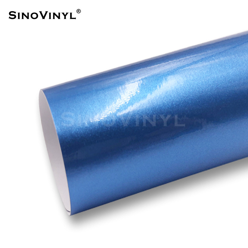 Carlake galvanoplastia Aurora azul coche color cambiante película brillante superficie flash punto plata coche cuerpo película perla completa coche pegatinas decorativas