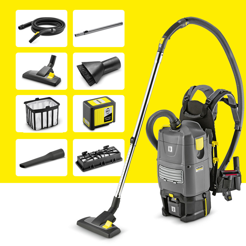 卡赫BV5/1 BP背负式吸尘器附件软管地扒尘袋家私扁吸嘴过滤器电机