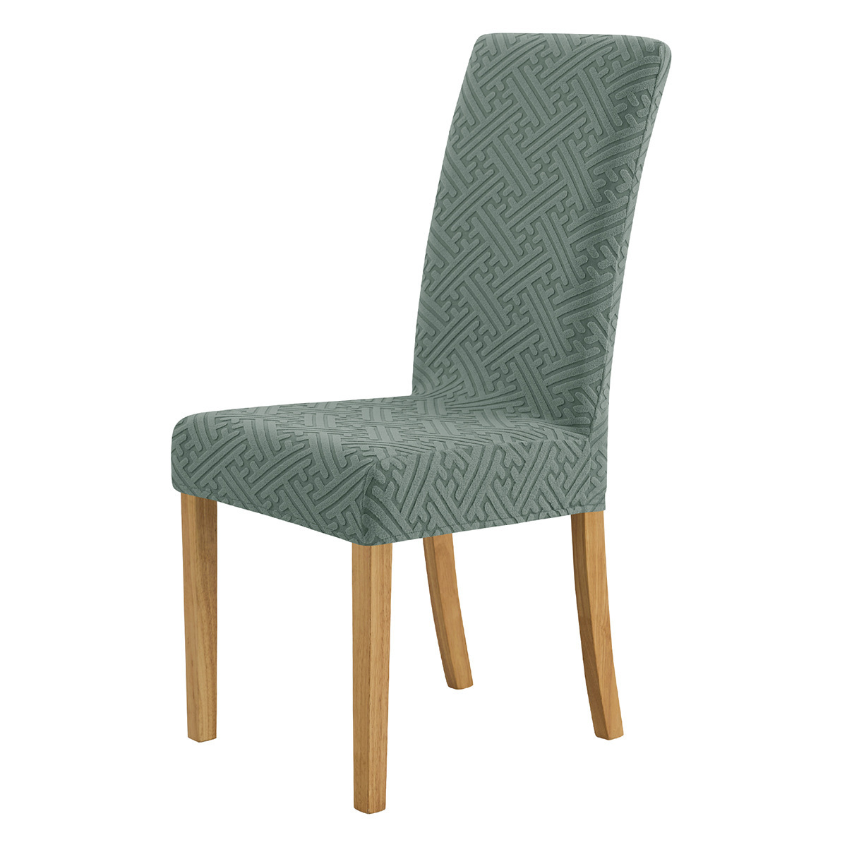 Silla de comedor de hotel para el hogar con tela jacquard elástica transfronteriza Parsons Chair