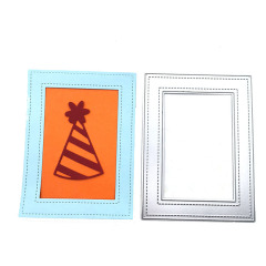 scrapbooking DIY切割刀模 碳鋼刀模 壓花刀模模板長方形邊框背景