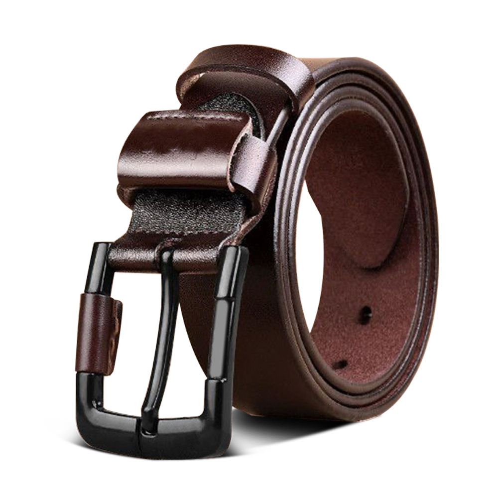 cinturón de hombre cinturón de aguja cinturón de cuero de vaca cinturón de negocios cinturón de cuero pu cinturón al por mayor [enviar perforador]