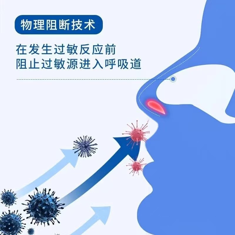 Haishi Hainuo 医療用抗鼻アレルギー液体包帯鼻洗浄スプレー赤外線鼻アレルギーパッチ|undefined