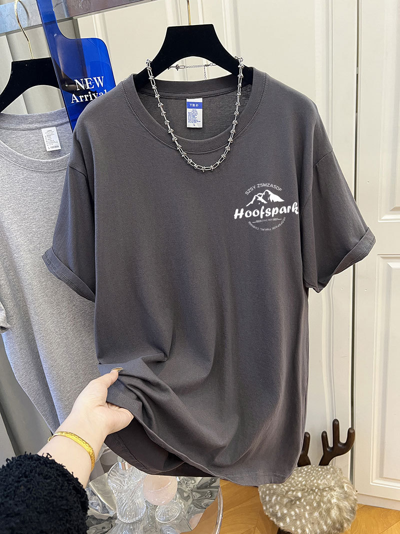 Breathable fashionable summer T-shirt for men and women