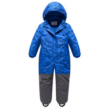 2022儿童滑雪服中小童防风防水加厚保暖户外单双板连体滑雪服棉服