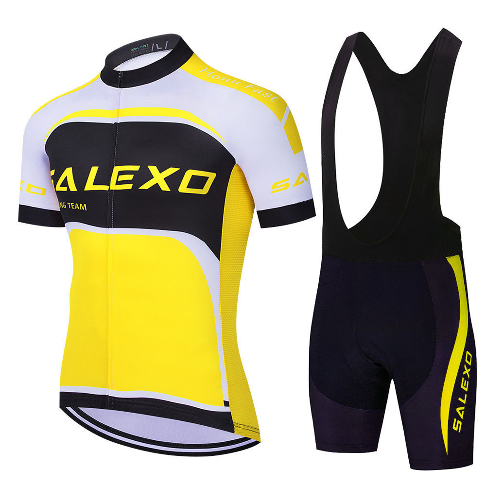 2023 New Short-Sleeved Breathable Suit Cycling Jersey Men's Cycling Clothing Summer Quick-Drying Short-Sleeved Cycling Clothing