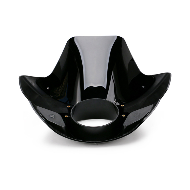 Motorcycle Modification Accessories Suitable for Harley Dyna Fat Bastard 883 1200 Headlight Hood Protection Pig Hood