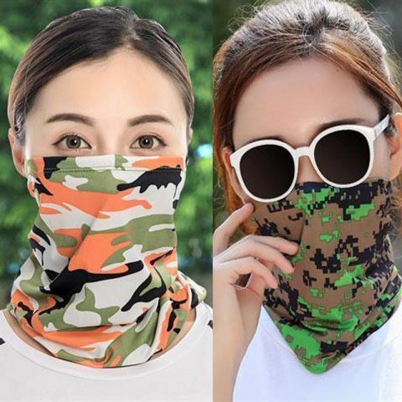 Hielo seda turbante mágico de verano deportivo al aire libre para hombres y mujeres cuello pañuelo de bicicleta máscara de pesca cuello delgado comercio exterior