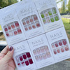 Removable nail stickers, fresh fake nails for manicure, new collection, ready-made product