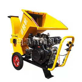 果树枝叶电动粉碎机 干鲜树枝粉碎机图片 柴油汽油电启动粉碎机