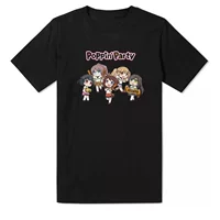 Летняя Бытовая футболка Bang Dream Shanxiangcheng Garden Мяо Ню Джу Лимей Персонаж Анимация Периферийная футболка с коротким рукавом