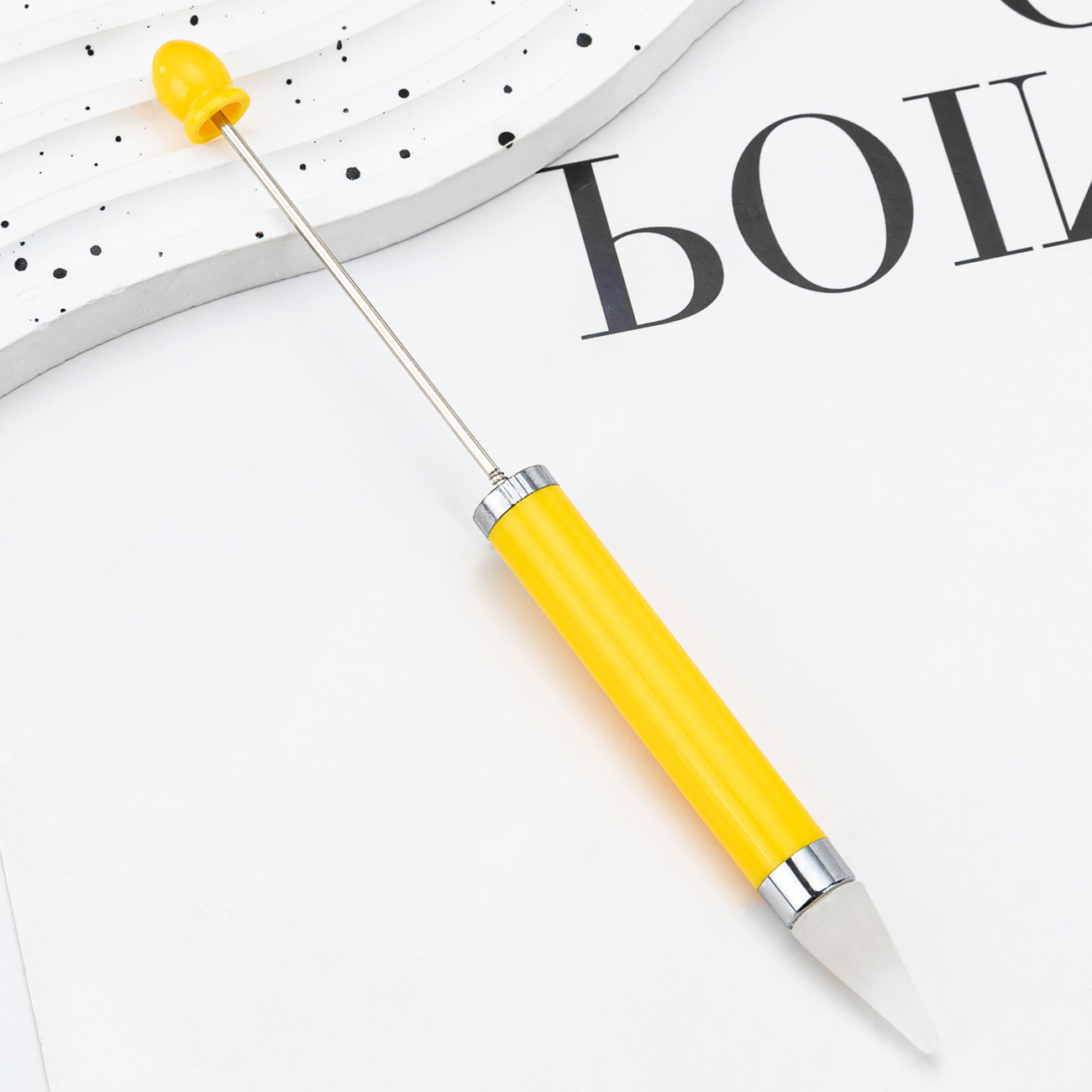 Nuevo DIY nail point taladro bolígrafo de cuentas de succión de taladro de flores de taladro de herramientas de uñas de doble propósito con cera de taladro de punto