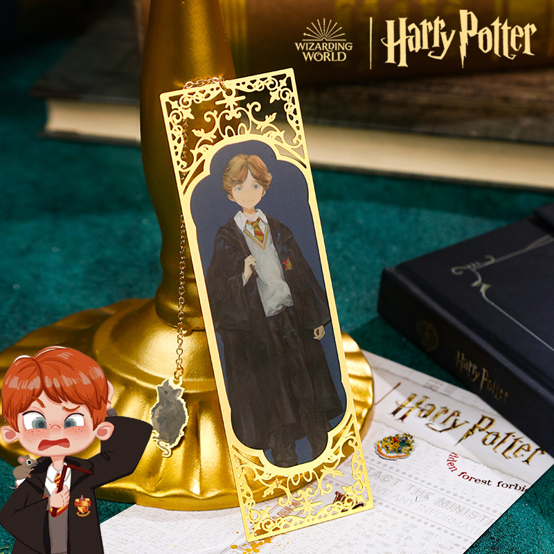 Harry Potter Regalo de Cumpleaños metal original marcador Gryffin estudiante universitario ha ventilador papelería regalo
