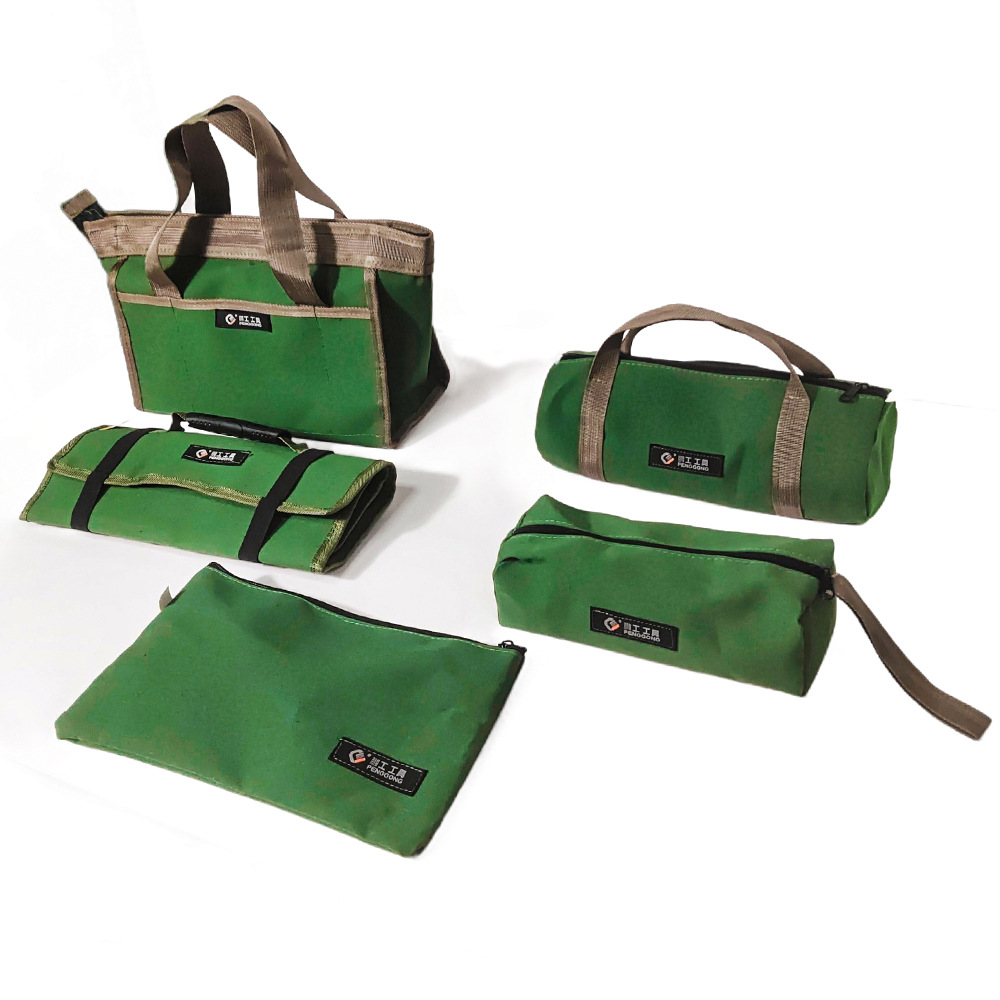 Penggong hardware lienzo kit ejército verde piezas mantenimiento bolsa de almacenamiento resistente al desgaste instalación bolsa de herramientas al por mayor