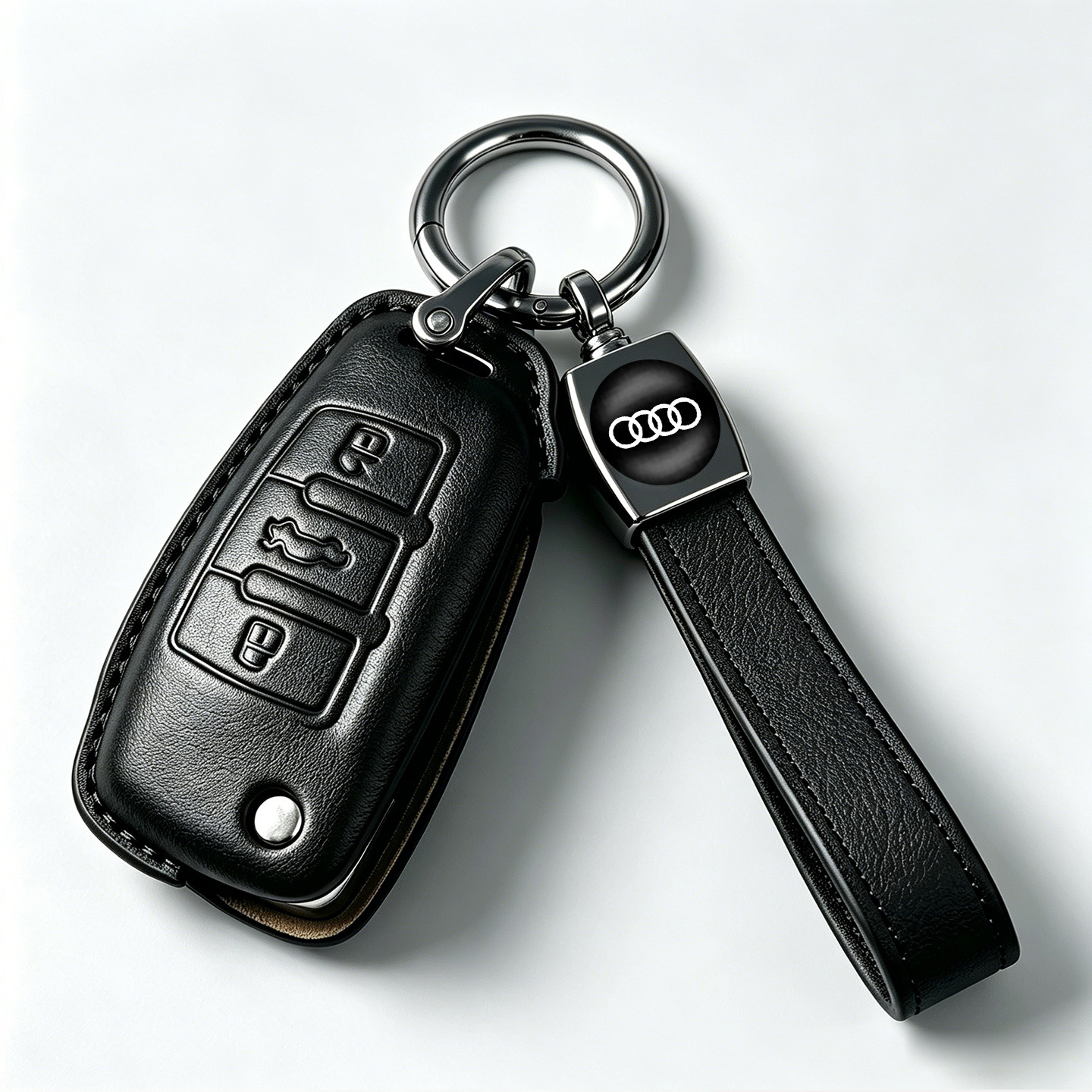 Audi A4L car key case Q5L/A5 special A6L/A3/Q3/Q2L protective cover A7L men's q4etron case