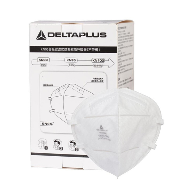 代尔塔 104095 KN95防尘口罩头戴式透气防工业粉尘灰尘口罩