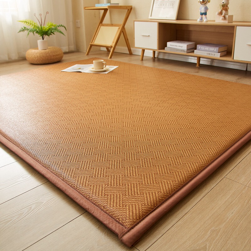 Summer New Style Summer Mat Floor Mat Sleeping Floor Laying Artifact Tatami Nap Mat Home Bedroom Ice Vine Floor Mat