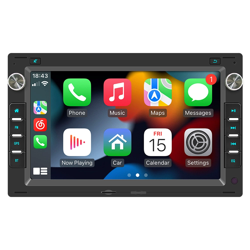 Подходит для Volkswagen Lingyu 7-дюймовый Bluetooth HD, штатная навигация GPS, универсальное беспроводное CarPlay