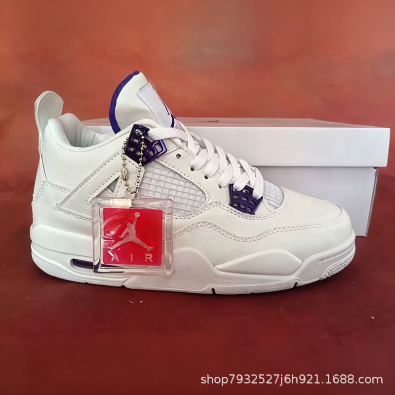 Chunyuan AJ4 Putian Jordan zapatos de baloncesto para hombres y mujeres, zapatos deportivos amortiguación retro casuales al por mayor transfronterizos