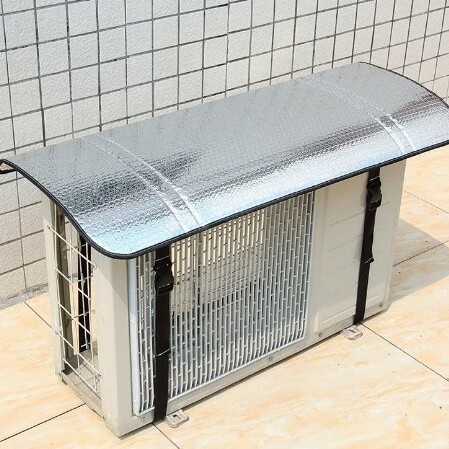 新型エアコン外機カバー外機カバーアルミ箔断熱膜気泡膜難燃防雨日焼け節電防護省エネカバー|undefined
