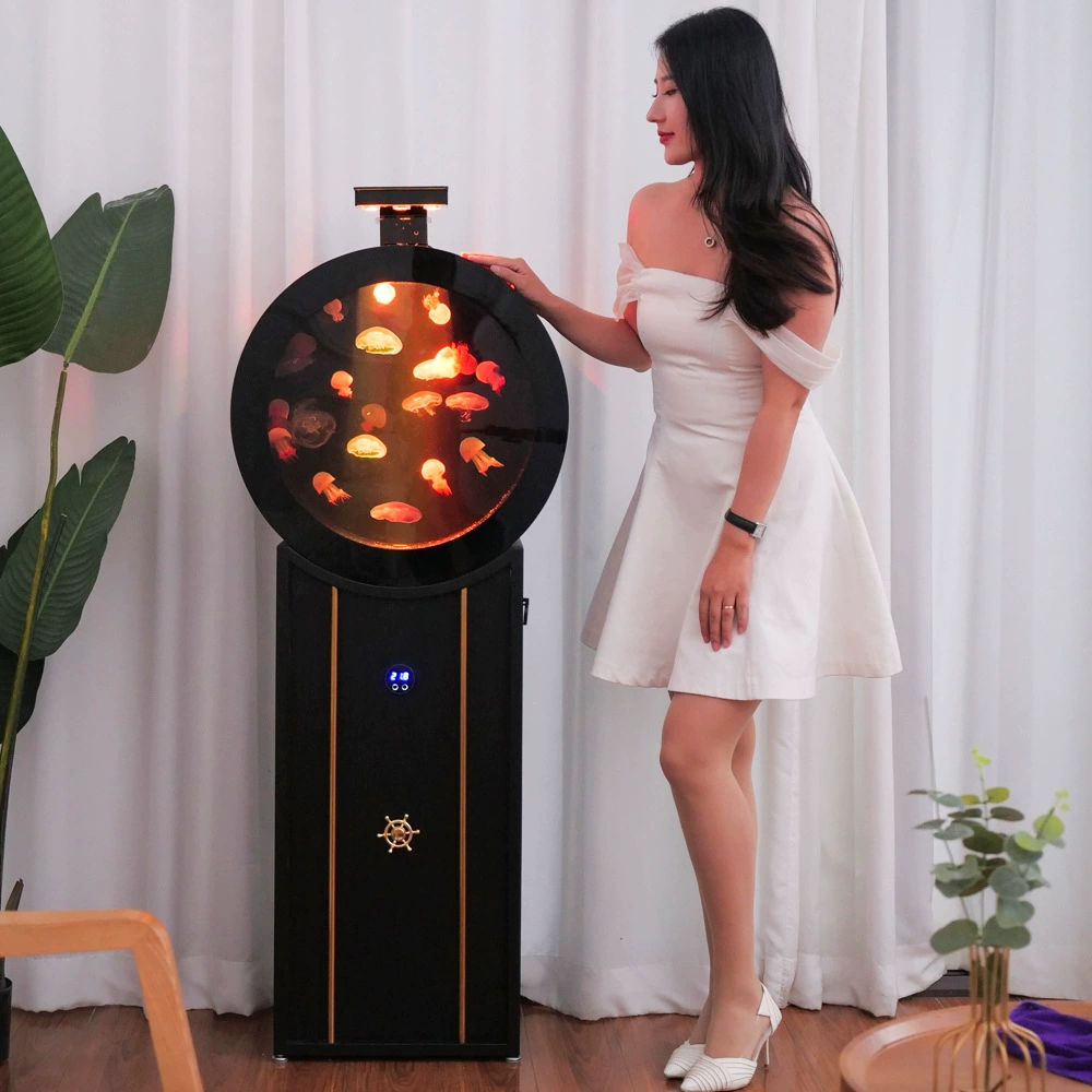 Профессиональный аквариум для медуз аквариум живая семья Sea Moon Red Moon гостиная умный аквариум для медуз круглый аквариум