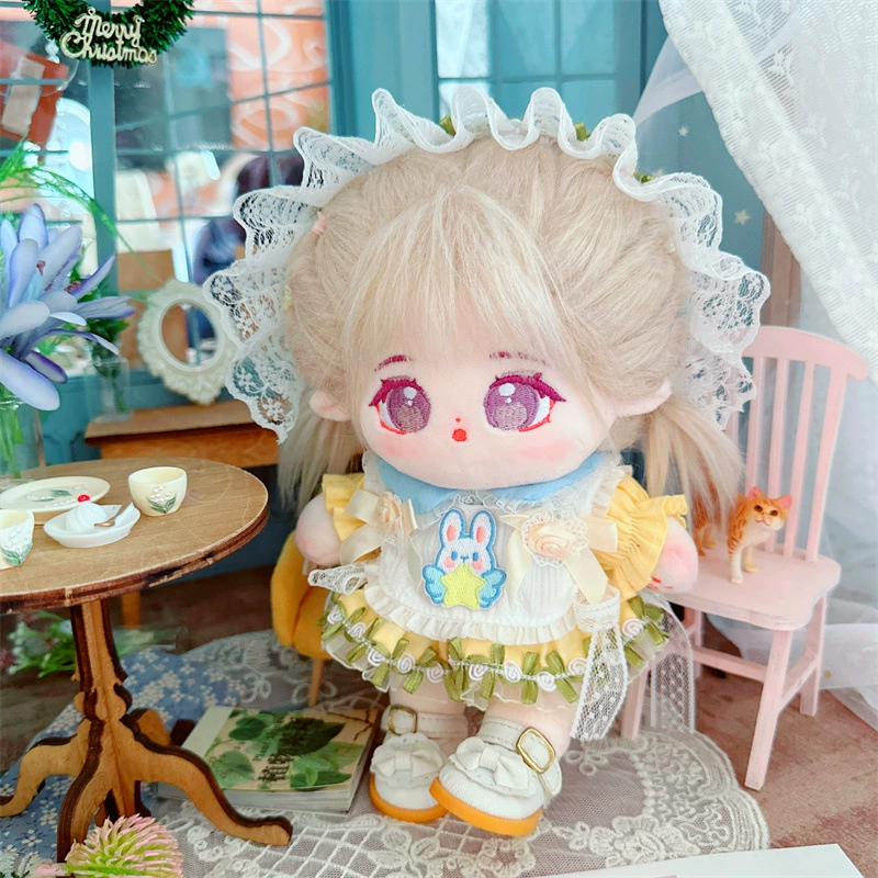 Cotton doll, dress, 20cm, children's clothing