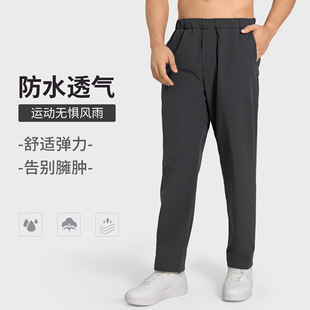 Summer Quick-drying Breathable Casual Pants Men's Thin Loose Straight Leg Pants All-match Elaptic Waist Sports Trousers DMK007