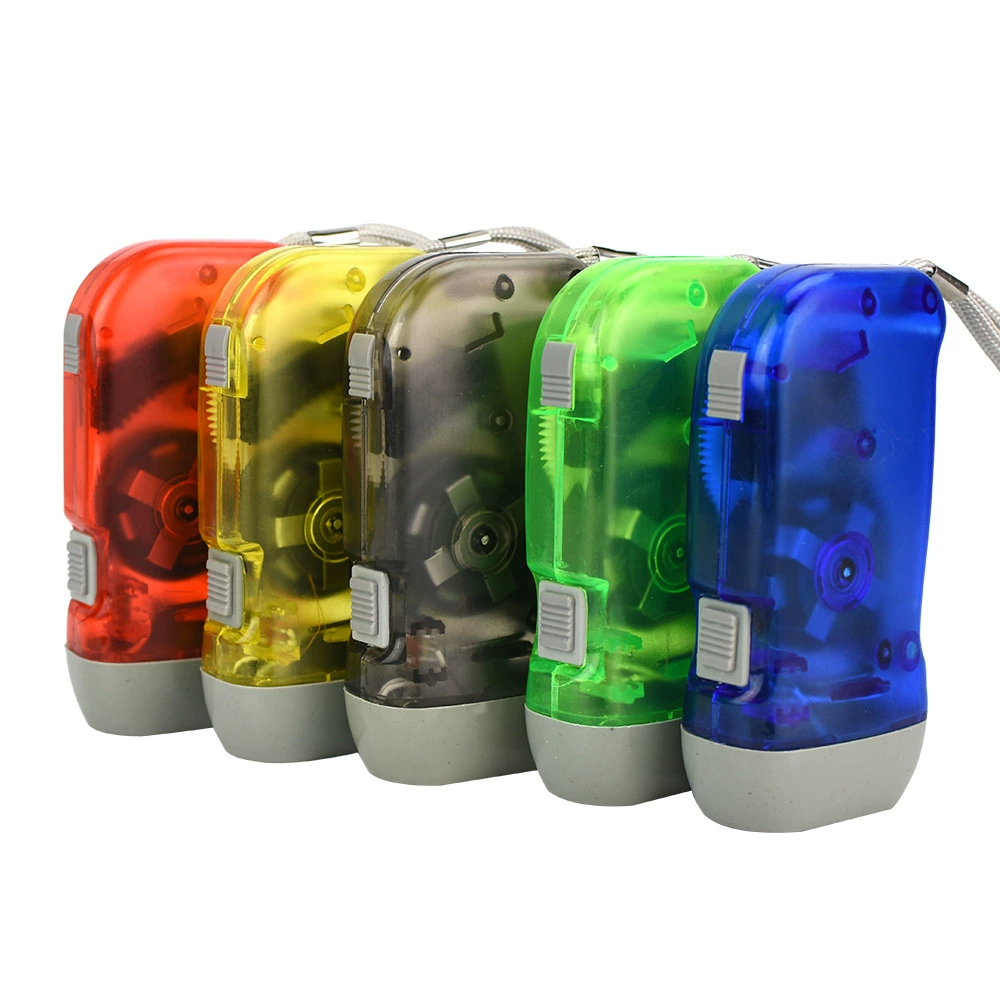 3LED ручной фонарик для выработки электроэнергии мини-ночная аварийная ручная лампа для ручного нажатия портативный фонарик