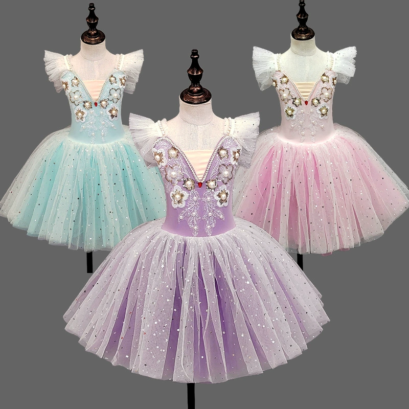 Детская юбка-балерина маленькая юбка-лебедь-юбка-юбка-юбка tutu-юбка для девочек-шоу-одежда для детей