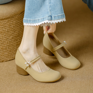 8CM������������Ƥ��ʽ2026�¿�İ������ЬŮ������A�^Ů��~