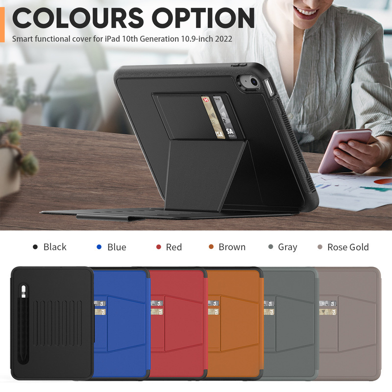 Suitable for iPad tenth generation pro110.9.7 magnetic suction protective shell mini6 flip leather 789 smart sleep bracket