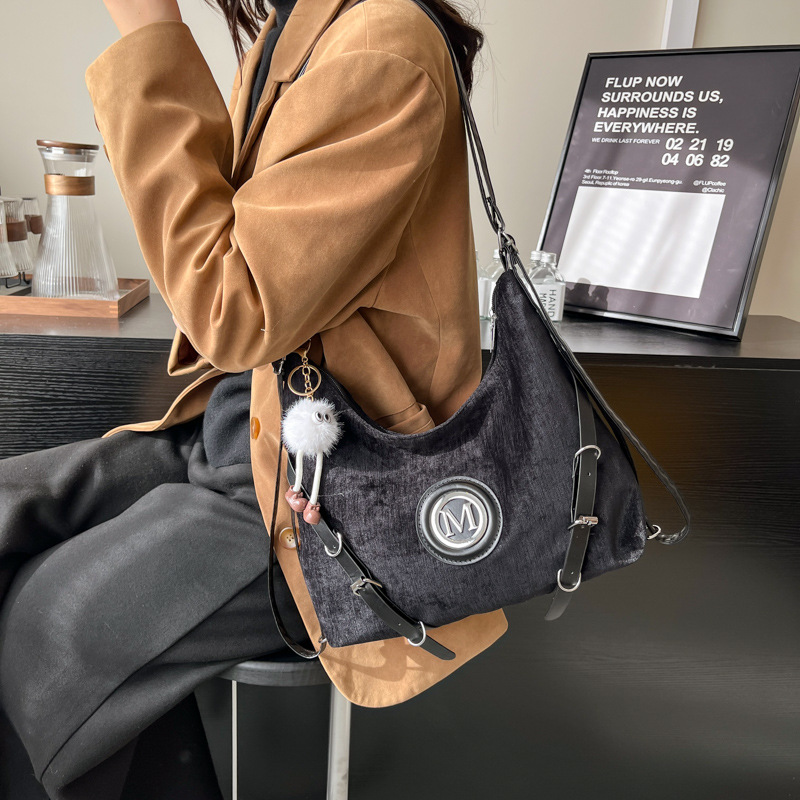 Bolso Tote Multiuso para Mujer de Terciopelo, Gran Capacidad, para Uso Diario