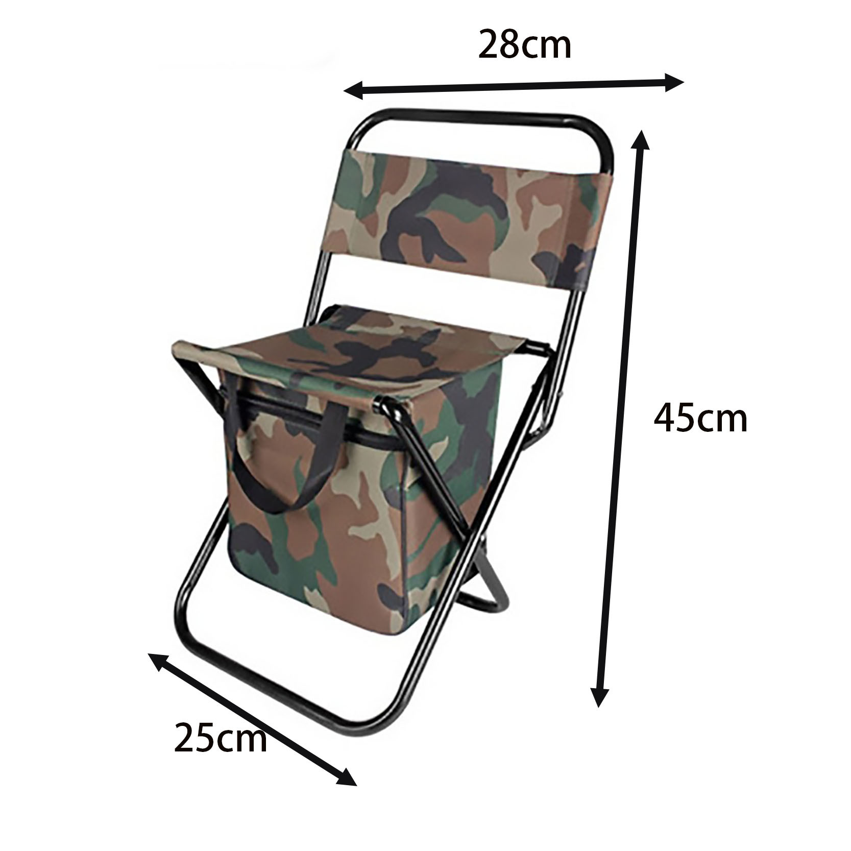 Acampamento multifuncional de pesca aislamiento de hielo bolsa de caballo taburete con respaldo portátil al aire libre silla de pesca plegable con logotipo