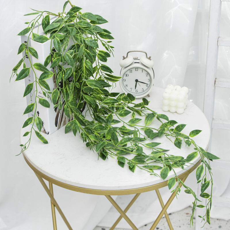 Simulated Plant Wall Artificial Vine Decoration 5-Petaled Dutch Bean Amazon Hanging Wall Climbing Greenery