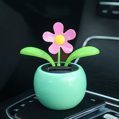 automatic swing solar shaking — Car ornaments