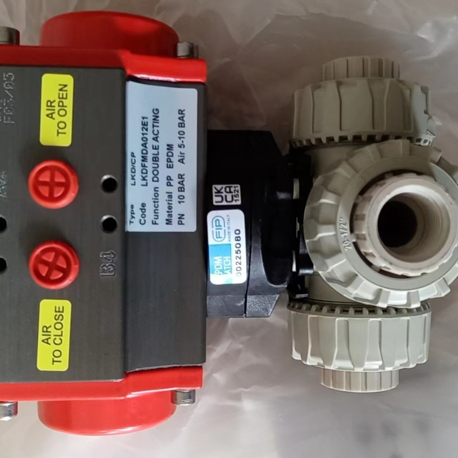 意大利FIP气动隔膜阀CMUIF/CP NC D20 黑色,PVDF原装进口